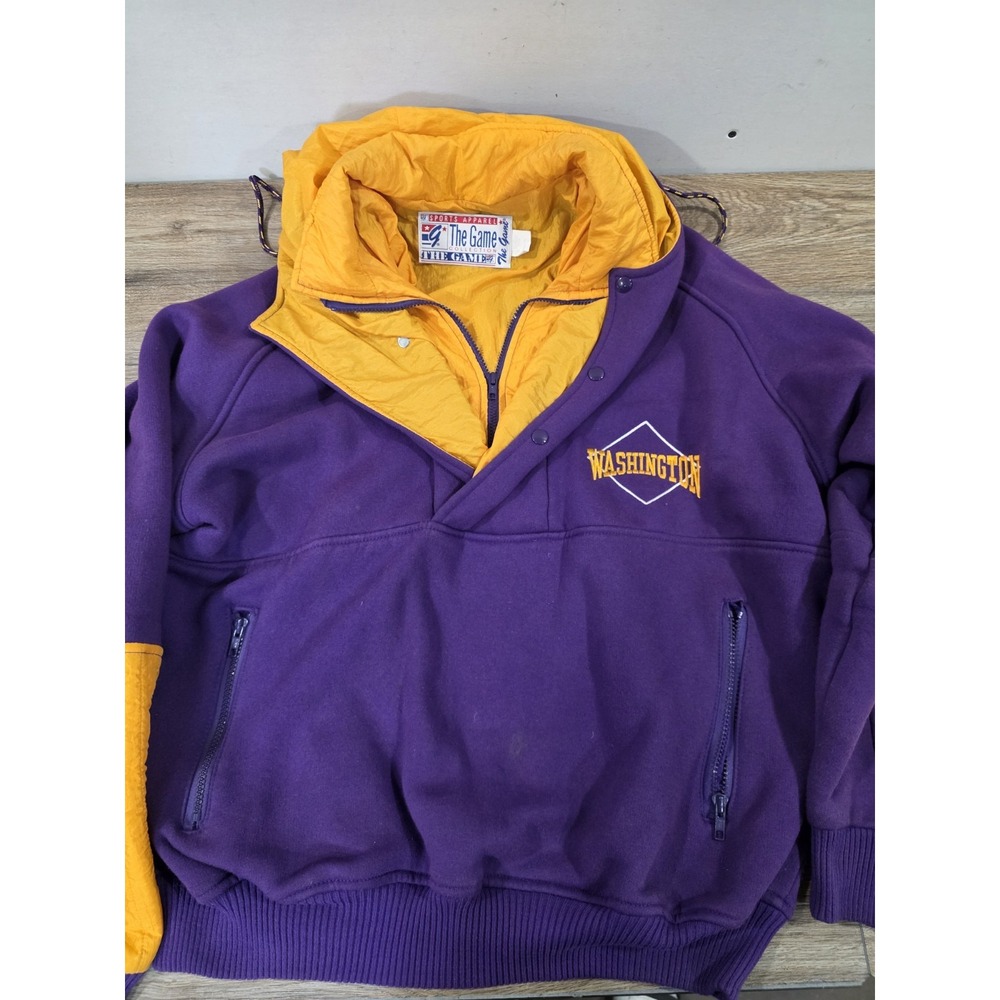 Rare UW Washington Huskies Pullover Hoodie, The Game Collection Size XL